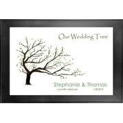 Thumbprint Guest Book Wedding Tree # 4 16x24 for 50-75 guests