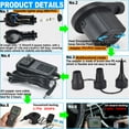 thumbnail image 7 of Electric Air Pump for Inflatables, Portable Air Mattress Pump with 3 Nozzles, 110V AC/12V DC Quick-Fill Electric Air Pump Inflator/Deflator for Pool Floats, Rafts, Air Beds & Toys, 7 of 7