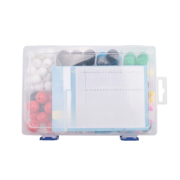 LYINGF Molecular Model Kit for Chemistry Lessons - Organic/Inorganic Structures Building Set with Atoms and Bonds, STEM Educational Science Kit for Classroom or Homeschool Learning