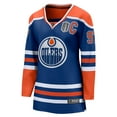 thumbnail image 2 of Women's Fanatics Connor McDavid Royal Edmonton Oilers 2025 Stanley Cup Final Home Breakaway Jersey, 2 of 3