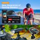 thumbnail image 4 of Cámara de acción 4K 60FPS para exteriores, motocicleta, casco de bicicleta, cámara deportiva, grabadora de vídeo DV, cámara de salpicadero DVR para coche para bicicleta, 4 of 4