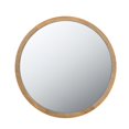 thumbnail image 5 of Gzxs Wood Round Mirror 20" Circle Wall Mirror Farmhouse Bathroom Vanity Mirror for Living Room Bedroom Entryway Modern Decoration (Brown), 5 of 8