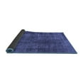 thumbnail image 2 of Ahgly Company Indoor Square Abstract Blue Modern Area Rugs, 3' Square, 2 of 4