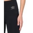 thumbnail image 2 of Legging Umbro 7/8 Tech for Fitness para mujer, color negro, 2 of 3