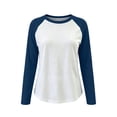 thumbnail image 4 of yillto Long Sleeve for Women Shirts Lightweight Soft Basic Round Neck Casual Loose Tshirts Tops, 4 of 7