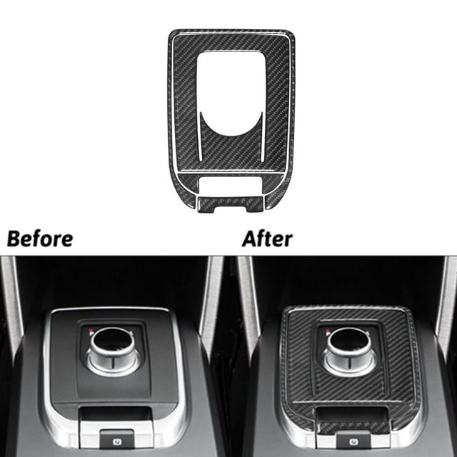 4Pcs Carbon Fiber Shifter Console Trim for Land Rover Discovery Sport 2015-2019