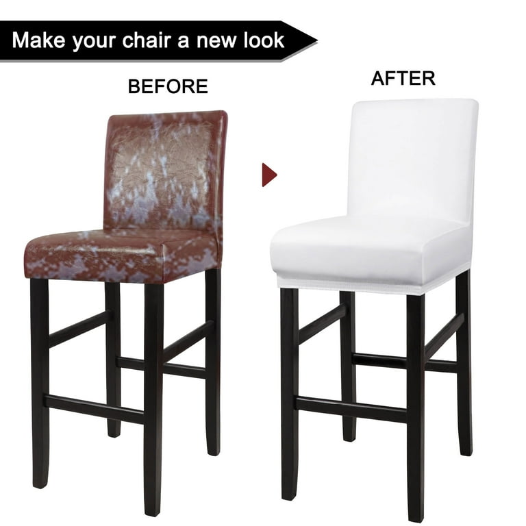 Bargains Waterproof Bar Stool Covers PU Leather Chair Protector
