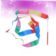 thumbnail image 3 of TEHAUX 5Pcs Dancing Ribbons for Children Assorted Color Satin Long Strip for Baton Twirling, 3 of 8