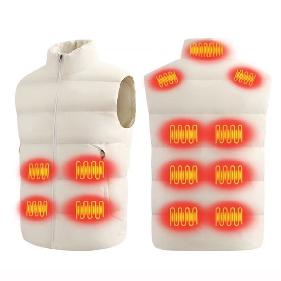 HTNBO Heated Vest for Men, Lightweight Washable Heating Vest Rechargeable Heating Apparel Mens Heated Vest Heated Coat