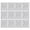 silver gray, variant on Pack of 12 Square Foam Panels Soundproof Wall Panels Acoustics Tiles Polyester Texture Perfect for Studios Bedroom Wall