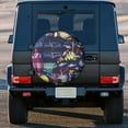 thumbnail image 5 of Kll Sea Inhabitans And Herb Tire Cover,Universal Wheel Tire Cover For Trailer, Rv, Suv, Truck,Camper And Many Vehicle,(15 Inch), 5 of 8