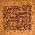 thumbnail image 1 of Ahgly Company Indoor Square Persian Orange Traditional Area Rugs, 7' Square, 1 of 1