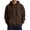 Brown, variant on UDAUDU Mens Oversized Hoodies Fall Sweatshirt Winter Fleece Hooded Collar Fashion Drawstring Pullover With Pockets Navy XL