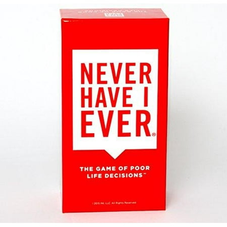 Never Have I Ever, The Adult Party Card Game of Poor Life (Best Board Games For Adults Ever)