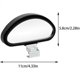 thumbnail image 2 of 2 Pcs Accompanied Driving Rear View Mirror - Universal Blind Spot Mirror - Auxiliary Rear View Mirror - for All Cars, 2 of 5