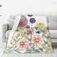 thumbnail image 1 of Balery Autumn Garden Manta de Felpa Suave y Acogedora – Cobija de Franela Aterciopelada para Cama, Lavable y Cálida para Sofá, Mascotas, Transpirable-40"x30", 1 of 7
