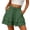 A1 Blackish Green, variant on Flowy Shorts for Women High Waisted Skorts Ruffle Mini Skirts Pleated Vacation Shorts Baggy Elastic Waist Beach Pants Boho Summer Smocked Casual Skorts，Wide Leg Shorts Trendy Outfits Wine
