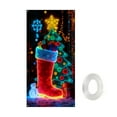 thumbnail image 2 of Navidad Puerta Adornos, Tapa Puerta Colgar, Decoración Fiesta, Terciopelo Doble Uso, Fácil Montaje, Para Salón, Christmas Door Cover Decoration Door Hanging Party Decoration Door Cover Tapestry,, 2 of 9