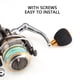 thumbnail image 3 of Modificación de la manija del carrete de pesca con perilla de potencia para carretes de pesca de cebo y spinning (dorado), 3 of 12