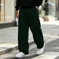 thumbnail image 2 of Men's Baggy Sweatpants Fleece Wide Leg Lounge Sweat Pants Drawstring Waist Jogging Pants with Pockets, 2XL, 2 of 7