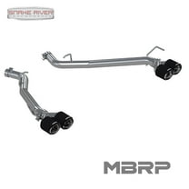 MBRP 2.5" Axle Back Quad Exhaust W 4" Carbon Tip For 20-25 Explorer Aviator 3.0L