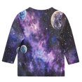 thumbnail image 5 of Spazoro Kids Child Girls Casual T-Shirts Tee, Crew Neck 3/4 Sleeve Summer Fashion Printed Loose Tops Trousers for Girls Purple Size 5 T, 5 of 5