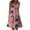 Red-B, variant on ibuvkizy Sundresses for Women 2025,4th of July Dress Women Casual Patriotic Midi Dress Red White and Blue Pattern Crewneck Dresses Sleeveless Breathable Tunic Dress White L