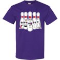 thumbnail image 3 of Inktastic Beat Up Bowling Pins T-Shirt, 3 of 5