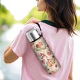 thumbnail image 6 of 20 Oz Fall Pumpkins Leaves Pattern Coffee Tumbler Double Wall Insulated Stainless Steel Water Bottle | Metal Reusable Thermoses Flask with Cup Cap | Leak & Sweat Proof with Anti-Dust Lid, 6 of 7