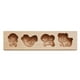thumbnail image 1 of Fiudx Molde de Madera para Galletas, con Revestimiento de Cera de Abeja Apto para Uso Alimentario, Acabado con Aceite de Linaza Natural, Ideal para Pan de Jengibre y Pastel de Miel, Herramienta Rústi, 1 of 2