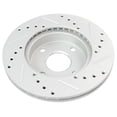 thumbnail image 2 of Geelife For 90-93 Miata Convertible Disc Brake Rotor Drilled & Slotted G-Coated Front, 2 of 9