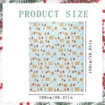 thumbnail image 3 of Christmas DecorBlanketCozy Plush Embossed Bows Throw All Ages Christmas Throws Flannel Blanket Cover For All Seasonspolyester blanket, 3 of 7