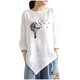 thumbnail image 1 of Camiseta de manga larga con cuello redondo y estampado informal a la moda de verano para mujer Fridja  fjkfkj1500, 1 of 4