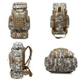 thumbnail image 5 of Impermeable Escalada Senderismo Camuflaje Mochila Camping Montañismo Deporte Al Aire Libre Mochila 80L Yuarrent AP007302-02, 5 of 5
