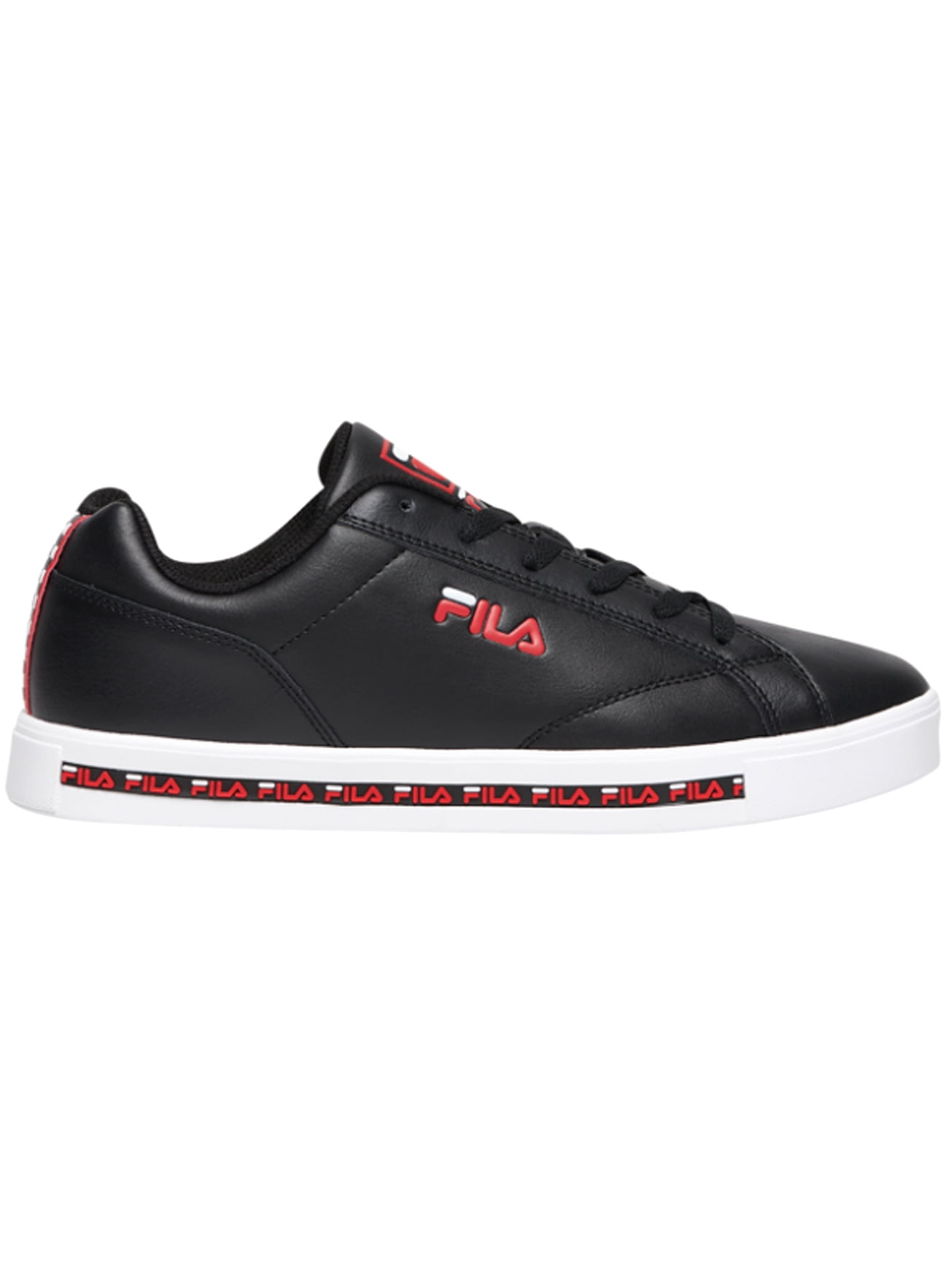 Fila Original Court Mens Low Top Fashion Sneakers Black - Walmart.com