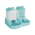 thumbnail image 2 of Automatic Pet Feeder & Waterer - 2-in-1 Dog Cat Bowl with Anti-Slip Base, Auto-Refill Water System, Blue, 2 of 6