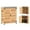 Natural Wood, variant on Outsunny Wooden Storage Cabinet, Outdoor Garden Shed w/Shelf, Natural