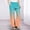 Orange, variant on SGFCWSX Girls Baggy Pants Casual High Elastic Waist Trousers for Kids Trendy Gradient Pant Blue Size 5 Years