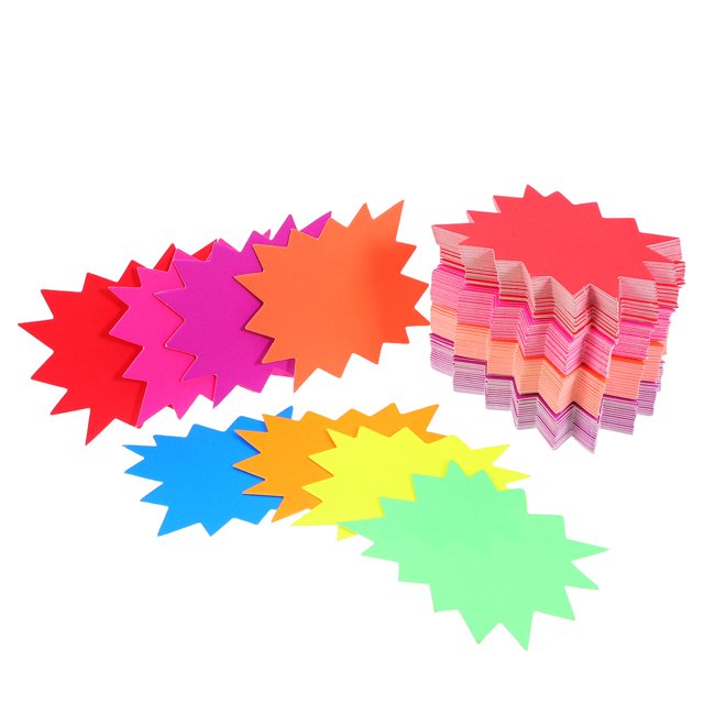 IDEANATEGRATE 80Ud Pegatinas De Venta Estilo Fluorescente Para Supervisar Precios En Retail