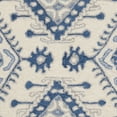 thumbnail image 3 of SAFAVIEH Micro-Loop Jolene Geometric Wool Area Rug, Ivory/Blue, 2'6" x 4', 3 of 4