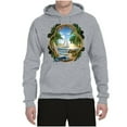thumbnail image 2 of Wild Bobby, Enjoy Life Vintage Beach Surf Sailboat, Pop Culture, Unisex Graphic Hoodie Sweatshirt, Heather Grey, XX-Large, 2 of 4
