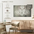 thumbnail image 5 of Elephant Stock Abstract Chandelier Wall Art - Horizontal Canvas Wall Art - Living Room Wall Decor - Hobbies And Lifestyle Canvas - Gray And White Decor - 51" x 34", 5 of 8