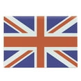 thumbnail image 1 of Union Jack Cutting Board, Classic Traditional Flag United Kingdom Modern British Loyalty, Decorative Tempered Glass Cutting and Serving Board, Large Size, Royal Blue White, by Ambesonne, 1 of 1