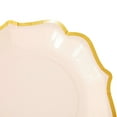 thumbnail image 4 of 48-Pack Pink Scalloped Paper Party Plates with Gold Foil Edges (9 in), 4 of 6