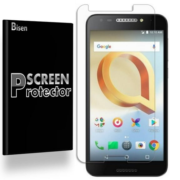 Alcatel A30 Phone [4-Pack BISEN] Ultra Clear Screen Protector, Anti-Scratch, Anti-Shock