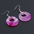 thumbnail image 1 of Onyx Crystal Women Jewelry Earrings Hollow Round Tiger Eye Drop Pendant Dangle, 1 of 6