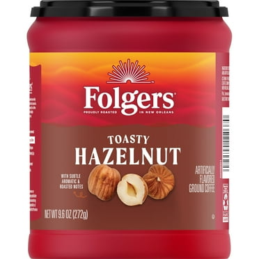 Folgers Flavors Hazelnut Ground Coffee - 9.6 Oz