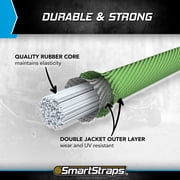SmartStraps Adjustable Bungee Cord, Assorted Colors, 10 Pack – Includes Two 12”, Two 24”, One 36”, One 48”, and Four Mini Bungee Cords – Ideal for Securing Luggage, Gas Cans, and Coolers to Vehicles