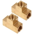 thumbnail image 1 of MasteelfCA 2 Pcs Raccords de Tube à Trois Voies Connecteurs de Tube en Laiton Robustes (Doré), 1 of 8