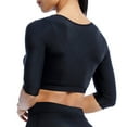 thumbnail image 6 of IWRICH Arm Shaper for Women Post Surgery Arm Lipo Compression Sleeves Front Closure Shapewear Bra Posture Corrector Black M, 6 of 6